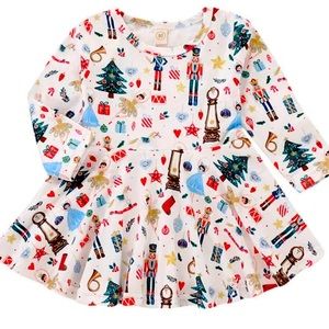 Nutcracker Ballerina toy solider Christmas dress